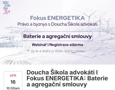 webinář Baterie a agregační smlouvy